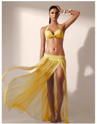 Mesh beach skirt - Bellarte Enchanté Mesh beach skirt